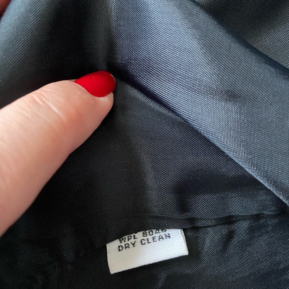 STYLE & CO Black Dressy Crop Coat Blazer Sparkly Shine Buttoned Pleated, 18 - Picture 13 of 14